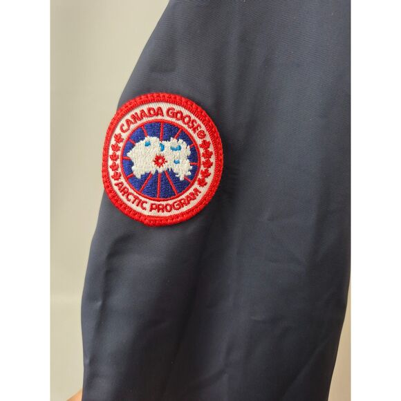 Canada Goose Women's Atlantic Navy Blue Minden Windproof Jacket Size Large - Picture 7 of 9